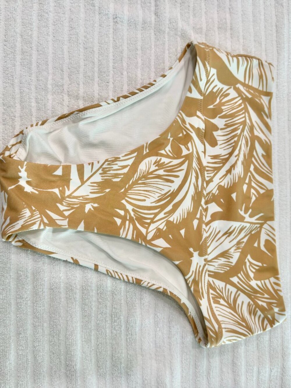 Madewell Second Wave Bikini Set in Palm Leaves - NWT - Top is M, Botton is S. - Picture 7 of 9